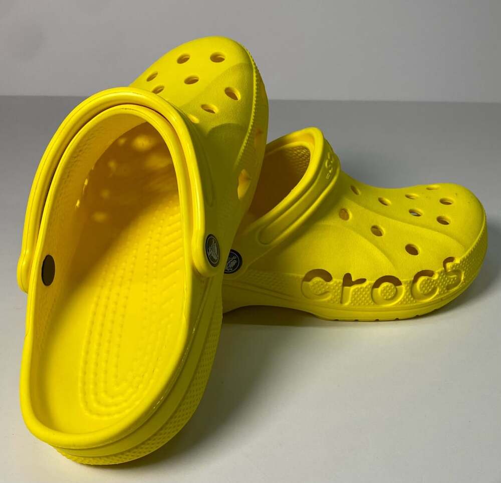 Crocs Baya Clog Size M8/W10 Yellow Slip-On Sandals